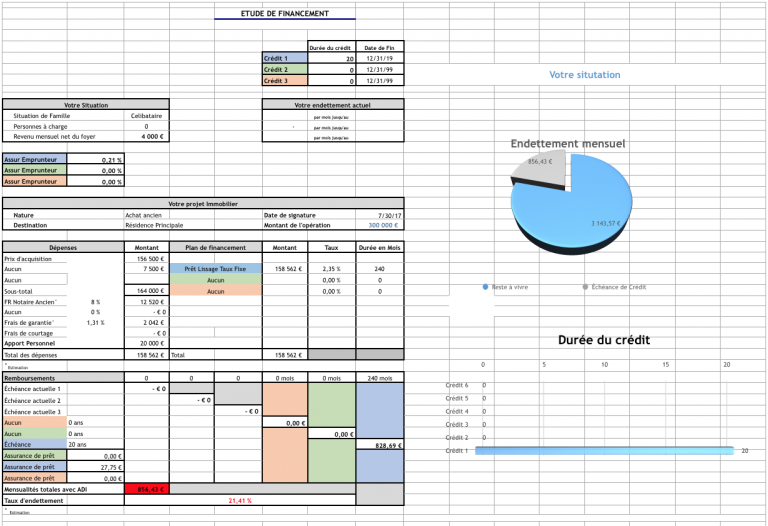 Assurance De Pr T Immobilier Notre Outil De Calcul